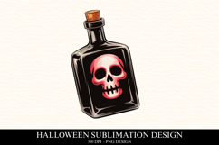 Halloween Poison Bottle Clipart PNG | Spooky Season Png Product Image 1