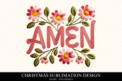 Christmas Amen Clipart PNG | Merry Christmas Png Product Image 1
