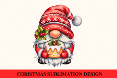 Christmas Gnome Clipart PNG | Merry Christmas Png Product Image 1