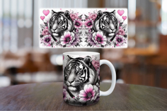 Mug Wrap Sublimation - watercolor tiger Product Image 1