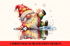 Christmas Gnome Clipart PNG | Merry Christmas Png Product Image 1
