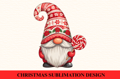 Christmas Gnome Clipart PNG | Merry Christmas Png Product Image 1