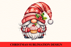 Christmas Gnome Clipart PNG | Merry Christmas Png Product Image 1