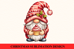 Christmas Gnome Clipart PNG | Merry Christmas Png Product Image 1