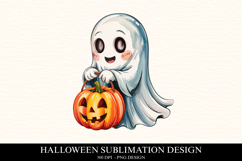 Halloween Boo &amp; Pumpkin Clipart PNG | Spooky Season Png Product Image 1