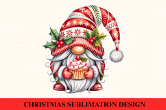 Christmas Gnome Clipart PNG | Merry Christmas Png Product Image 1