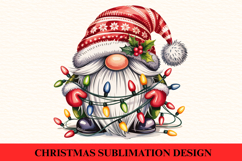 Christmas Gnome Clipart PNG | Merry Christmas Png Product Image 1