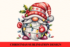 Christmas Gnome Clipart PNG | Merry Christmas Png Product Image 1