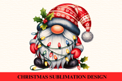 Christmas Gnome Clipart PNG | Merry Christmas Png Product Image 1