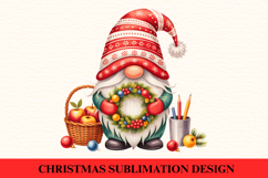 Christmas Gnome Clipart PNG | Merry Christmas Png Product Image 1