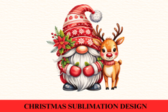 Christmas Gnome Clipart PNG | Merry Christmas Png Product Image 1