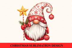 Christmas Gnome Clipart PNG | Merry Christmas Png Product Image 1