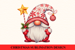 Christmas Gnome Clipart PNG | Merry Christmas Png Product Image 1