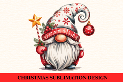 Christmas Gnome Clipart PNG | Merry Christmas Png Product Image 1