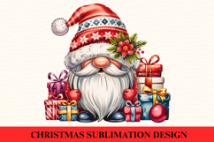Christmas Gnome Clipart PNG | Merry Christmas Png Product Image 1