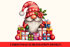 Christmas Gnome Clipart PNG | Merry Christmas Png Product Image 1
