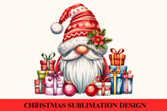 Christmas Gnome Clipart PNG | Merry Christmas Png Product Image 1
