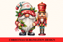 Christmas Gnome Clipart PNG | Merry Christmas Png Product Image 1