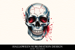 Halloween Skull Clipart PNG | Spooky Season Png Product Image 1