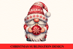Christmas Gnome Clipart PNG | Merry Christmas Png Product Image 1
