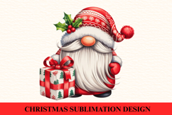 Christmas Gnome Clipart PNG | Merry Christmas Png Product Image 1