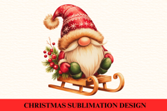 Christmas Gnome Clipart PNG | Merry Christmas Png Product Image 1