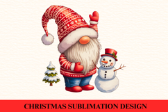 Christmas Gnome Clipart PNG | Merry Christmas Png Product Image 1