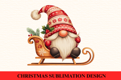 Christmas Gnome Clipart PNG | Merry Christmas Png Product Image 1