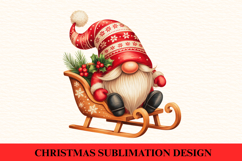 Christmas Gnome Clipart PNG | Merry Christmas Png Product Image 1