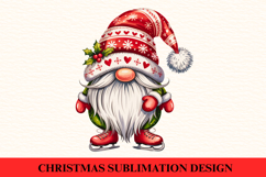 Christmas Gnome Clipart PNG | Merry Christmas Png Product Image 1