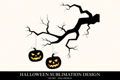 Halloween Pumpkin Tree Clipart PNG | Spooky Season Png Product Image 1