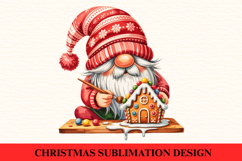 Christmas Gnome Clipart PNG | Merry Christmas Png Product Image 1