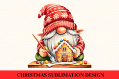 Christmas Gnome Clipart PNG | Merry Christmas Png Product Image 1