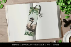 Printable Baby Emu Bookmark | Australia Wildlife PNG Product Image 2