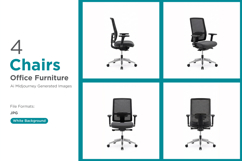 Ergonomic mesh office chairs provides comfortable Set Product Image 1