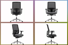 Ergonomic mesh office chairs provides comfortable Set Product Image 2