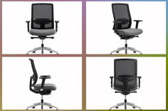 Ergonomic mesh office chairs offers comfort Set Product Image 2