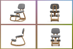 Ergonomic kneeling chair for better posture and back health Product Image 2