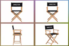 Classic director chair, perfect for film sets of 4 Product Image 2