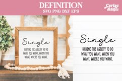 Single Definition SVG Cut File and Sublimation