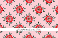 Acrylic Flower Seamless Pattern | Flower Digital Paper Product Image 1