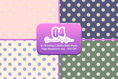 Classic Polka Dot Seamless Pattern Product Image 1