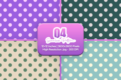 Pastel Polka Dot Seamless Pattern Product Image 1