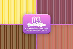 Vintage Warm Stripe Seamless Digital Paper Pack Product Image 1
