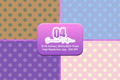 Pastel Polka Dot Seamless Pattern Product Image 1