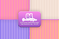 Purple Pink Stripe Seamless Pattern Product Image 1