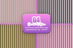 Rich Tone Striped Seamless Pattern Set Product Image 1