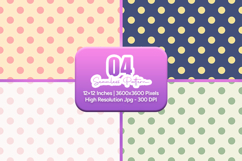 Pastel Polka Dot Seamless Pattern Product Image 1