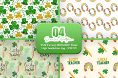 St Patrick Lucky Teacher Pattern Set - Leprechaun &amp; Clovers Product Image 1