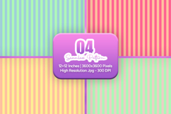 Fresh Pastel Stripe Seamless Pattern Product Image 1